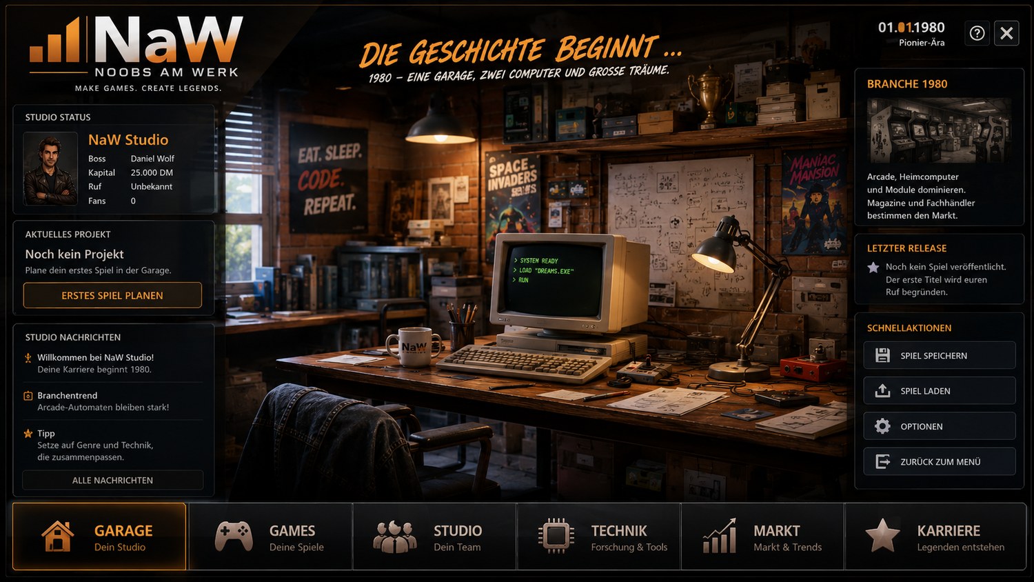 NaW – Noobs am Werk Screenshot